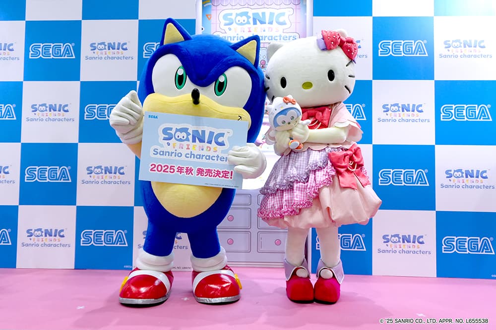 悶絶級のカワイイがこの秋登場！世界のソニックがハローキティと