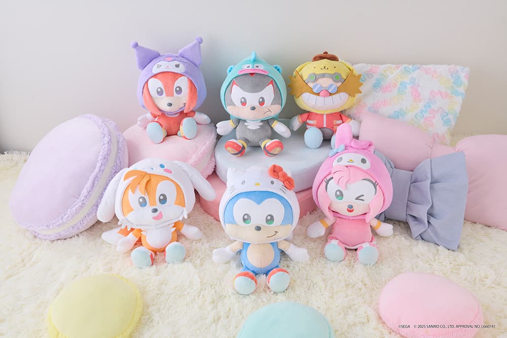 商品情報：SONIC＆FRIENDS Sanrio characters　ぬいぐるみM
