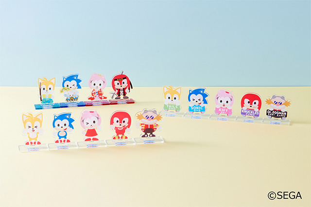 SONIC&FRIENDS アクリルスタンド 各748円　※ブラインドパッケージで発売