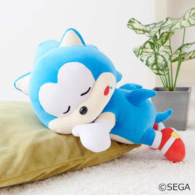 SONIC&FRIENDS もちふわおやすみ ぬいぐるみ　ソニック